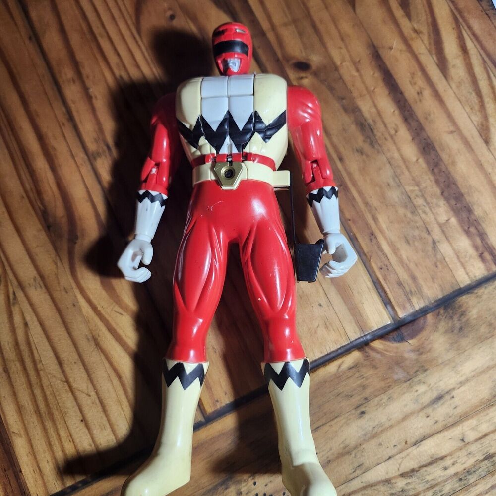 Power Rangers Lost Galaxy 10" Auto Morphin' Red Ranger Remote Control Morpher* - Picture 1 of 6